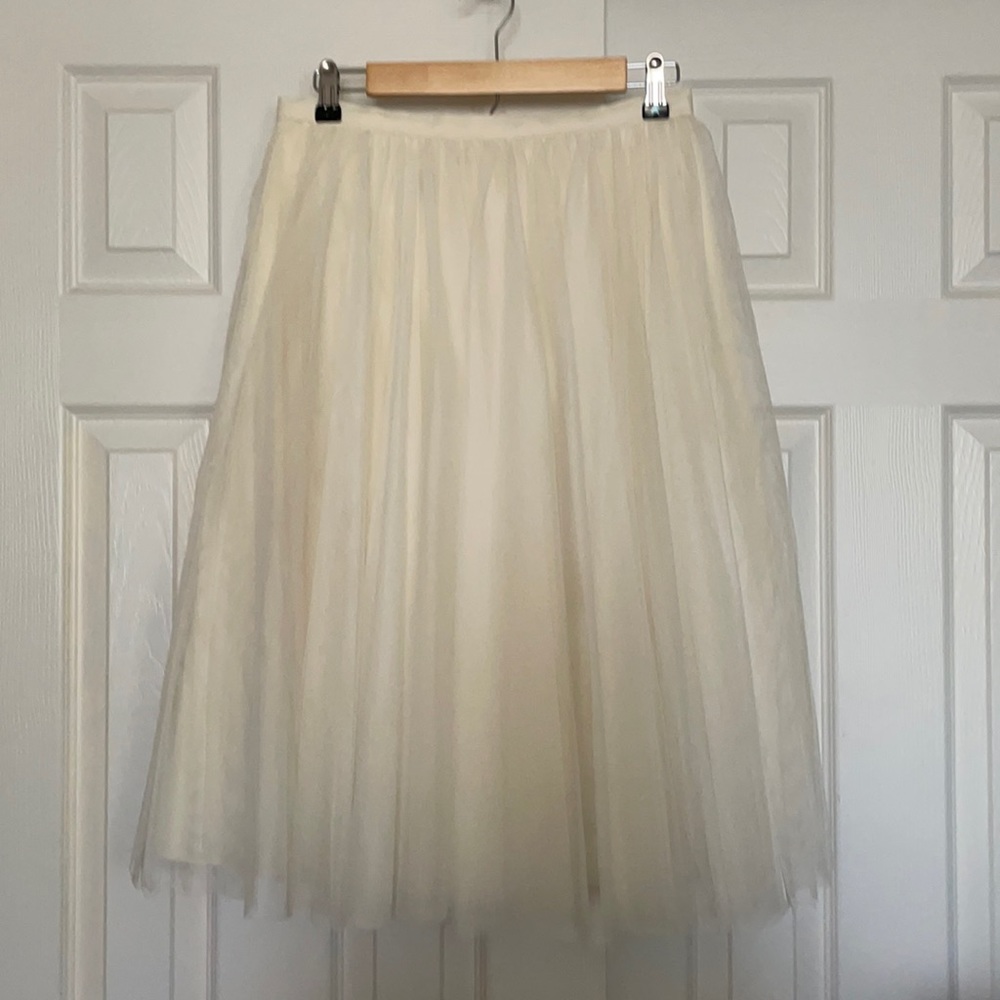 Jenny Yoo Tulle Skirt Ivory Size 8